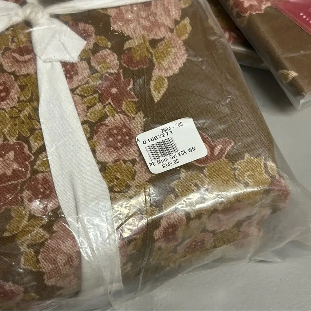Pottery Barn Sabyasachi Maharani Print Duvet Cover Euro Shams King Cal King NWT